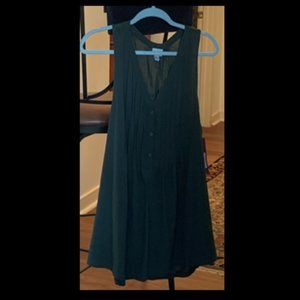 Merona - Green Sleeveless, V-Neck, Button Front - XL NWT